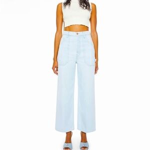 MOTHER SNACK High Rise Smoothie Carpenter Ankle Jeans NWT